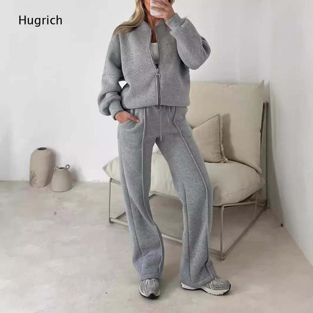Jackets - Oversized jack met rits voor dames,