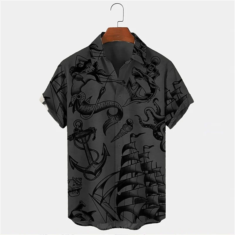 Heren zomerhemd met revers en  - Vintage Hawaiian Floral Shirt recensie en prijs