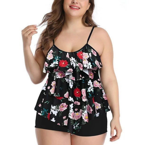 Tankini Damesbikini Bloemenpri - Shorts recensie en prijs