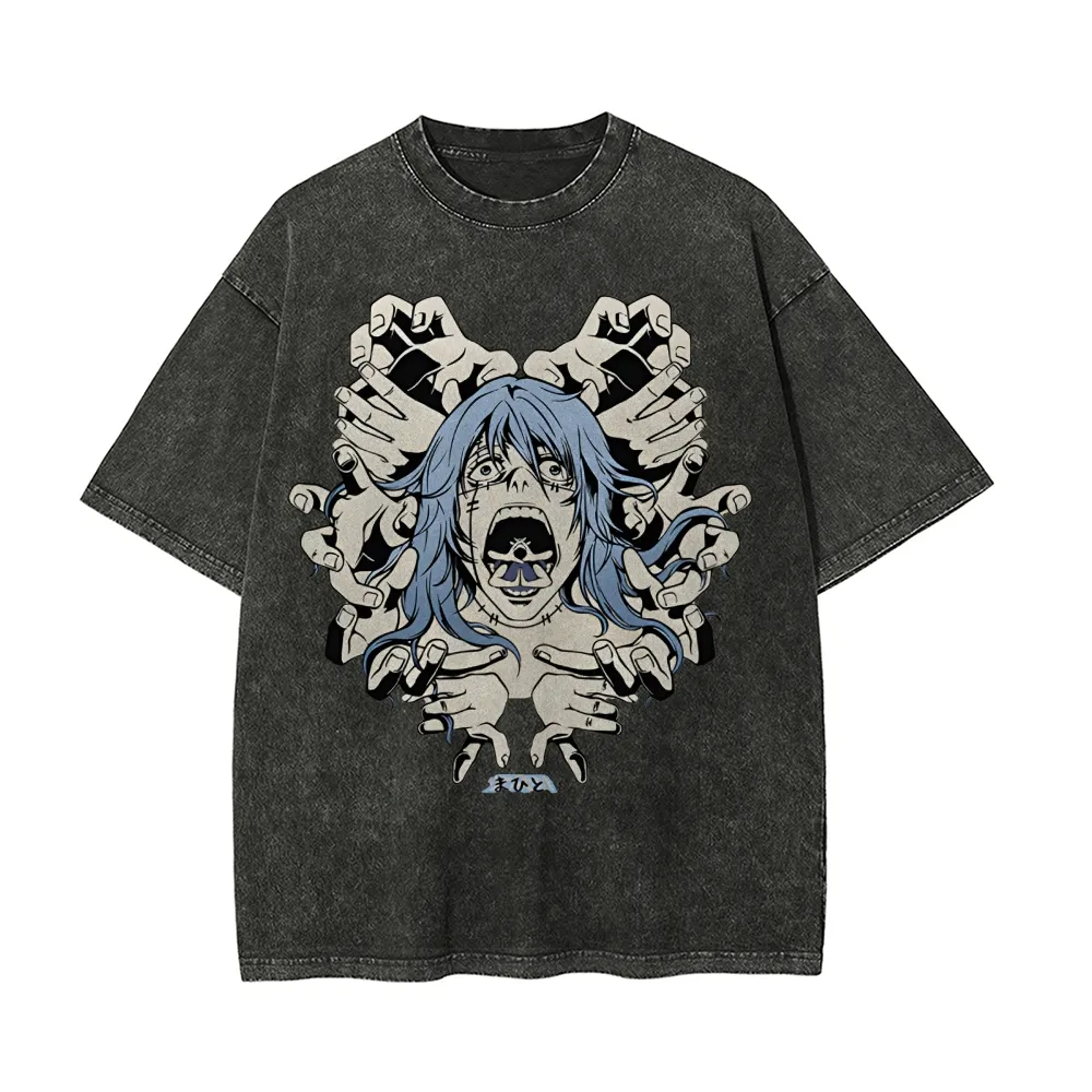 Mahito T-shirt Jujutsu Kaisen  - Acid Wash Vintage Graphic T Shirt recensie en prijs