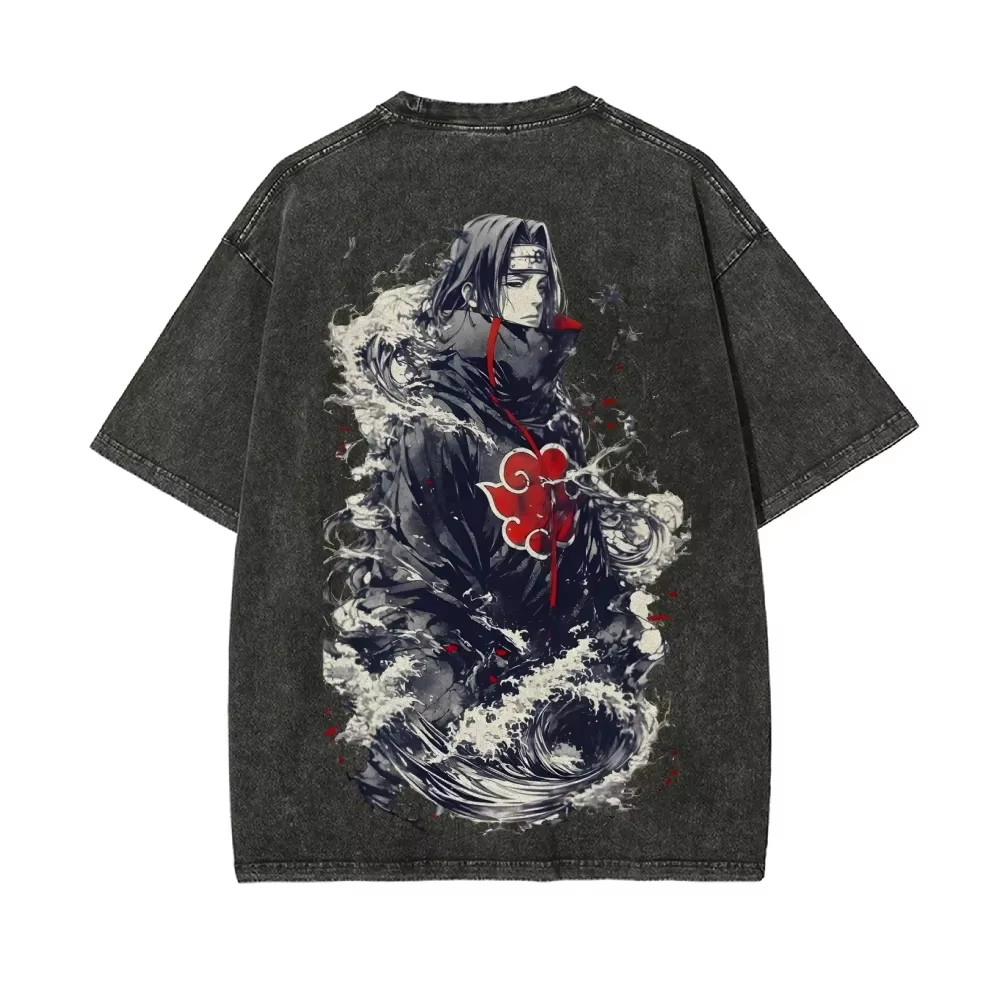 Naruto Itachi Uchiha T-shirt A - Acid Wash Vintage Graphic T Shirt recensie en prijs