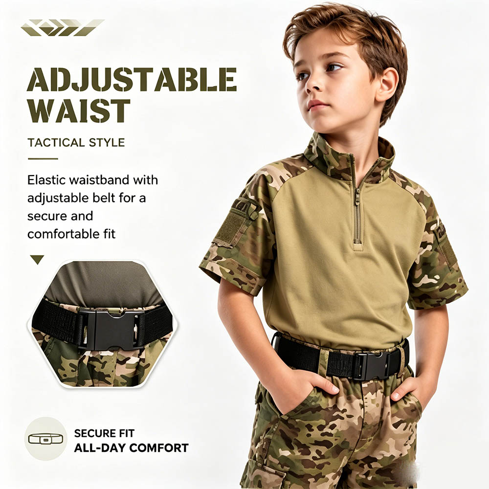 Kinderen camouflage tactisch k - Tactical Military Shirt Cargo recensie en prijs