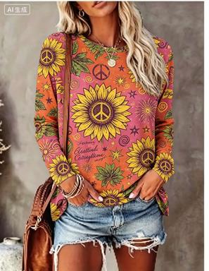 Dames T-shirt met lange mouwen - T-Shirts recensie en prijs