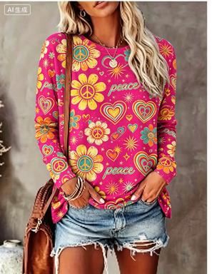 Dames T-shirt met lange mouwen - T-Shirts recensie en prijs