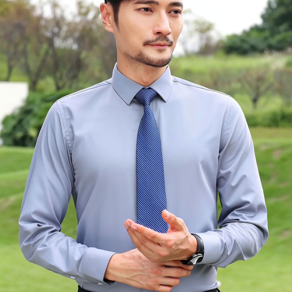 Herenmode, shirt met lange mou - Breathable Bamboo Fiber Shirt Non Iron recensie en prijs